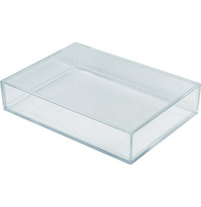 Rectangular polystyrene Crystal box - V3-73