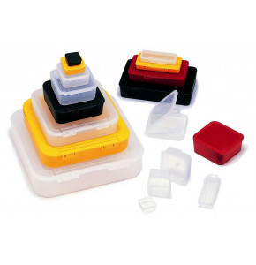 Square plastic box - UB 67-26 - Dim. int. 67 x 67 x 26 mm