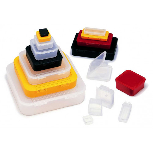Square plastic box - UB 47-19 - Dim. int. 47 x 47 x 19 mm