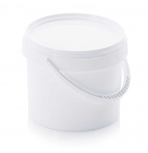 Round bucket with lid and handle - ER 0.95-132+D - 0.95 L