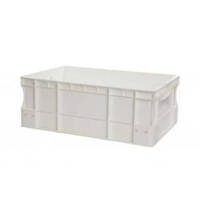 Bac Eurobox plein - 600x400xH220 - blanc