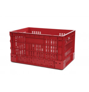 Bac Eurobox ajouré - 600x400xH330 - rouge