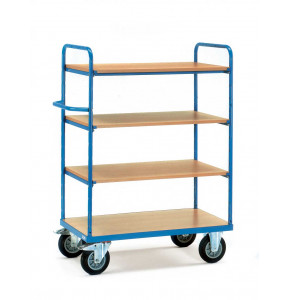 High trolley with 4 trays - 850 x 500 mm - load 600 kg