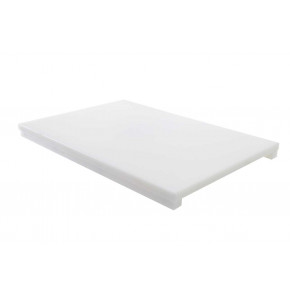 Planche vitrine glissières PEHD 500 - blanc - 60X35X2 cm 