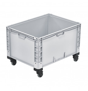 Grand bac gerbable norme Europe alimentaire 800x600x325 mm 134L