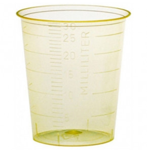 Plastic measuring cups H41 mm without lid - DESTOCKAGE