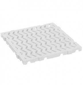 White grating 500x500x18 mm